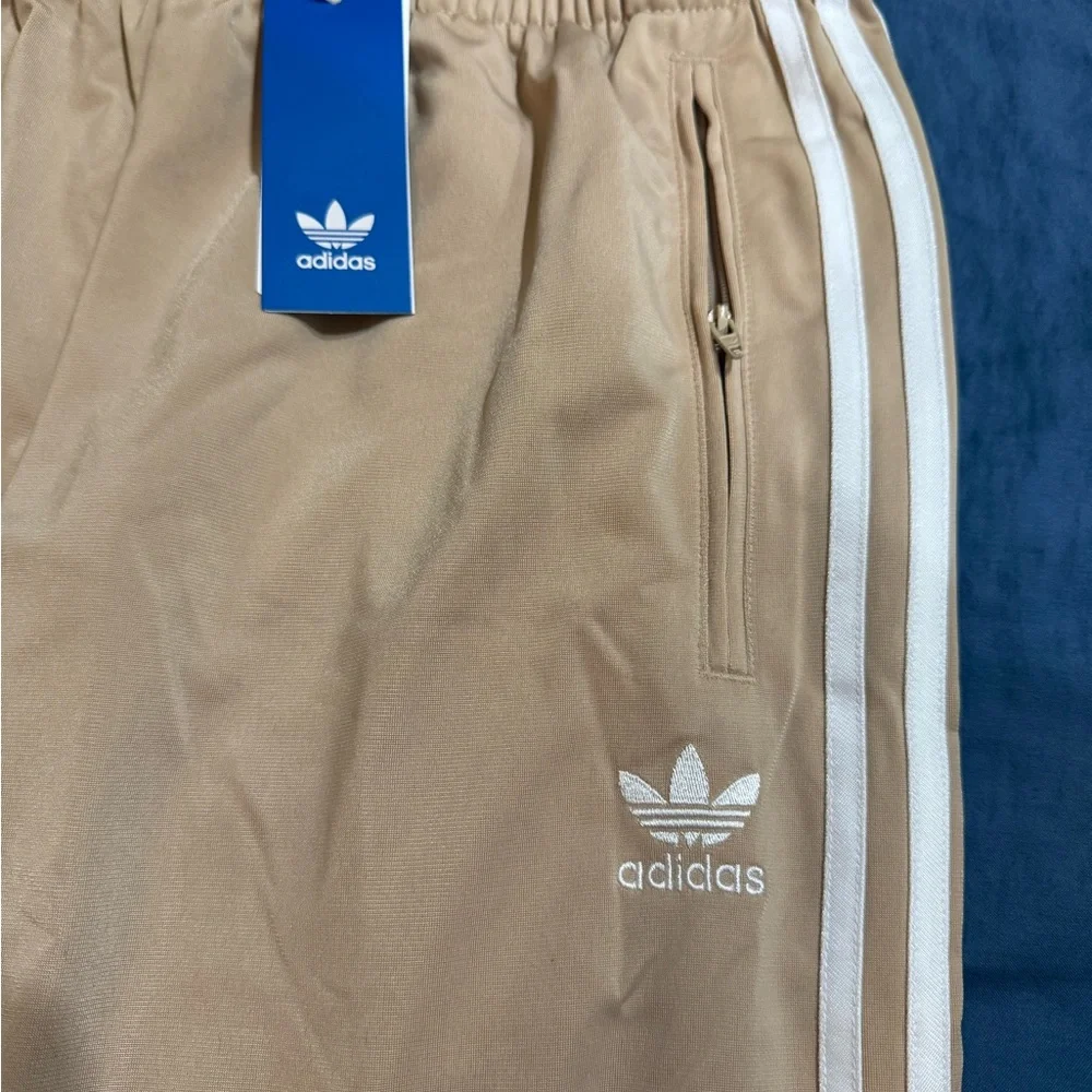 ADIDAS Originals Firebird Mens Tracksuit Jacket & Pants Set Beige Sz M,L,XL